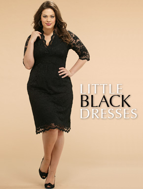 Black Lace Dress  Sleeves on Plus Size Little Black Dress Expect To Turn Heads In This Simply
